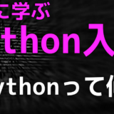 【無料】動画でわかる　はじめてのPython入門コース【全13回】